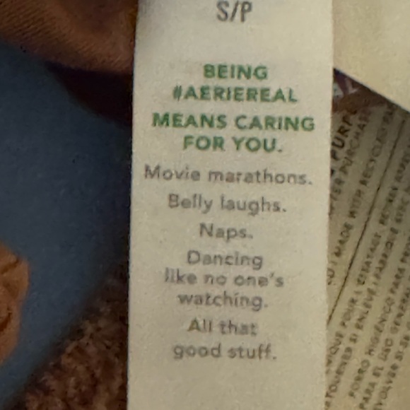 AA-549 Aerie NWT Cheekiest Side Tie Brown Summer Swim Bikini Bottoms Size S - Picture 7 of 12